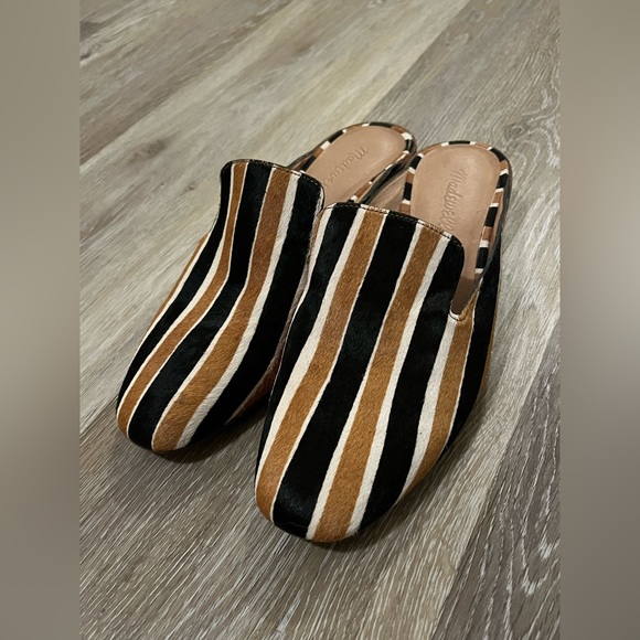 MADEWELL Striped Willa Calf Hair Loafer - Picture 7 of 10